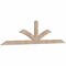 Ekena Millwork Richland Smooth Timber Gable Bracket, Douglas Fir, 84"W x 21"H x 1 1/2"D x 3 1/2"F, 6/12 Pitch GBW084X21X0204RIC00SDF - alternate 3